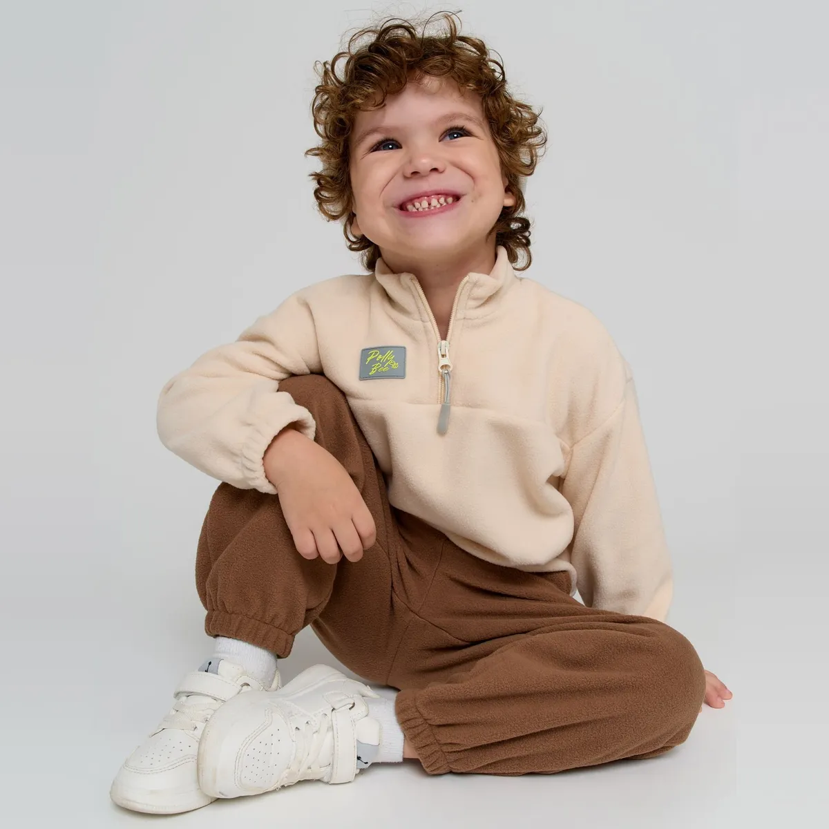 Макро-фото текстуры флиса — мягкий двухсторонний ворс